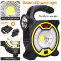 Ultra Powerful Portable Solar Rechargeable Multifunction COB LED Flood Light