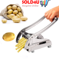 Potato Chipper Stainless Steel  French Fry Cutter Chopper Potato Chips