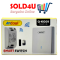 Andowl Q-KG09 Wireless RF Receiver Wall Light Switch AC220V for RF SWITCH RF 433Mhz