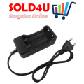 Battery Charger For 18650 Li-ion Rechargeable Battery (Slot for 2 x Batteries)