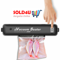 Vacuum Sealer for Meat Fish - Sealing Machine for Wet and Dry Food + 5 X Vacuum Bags Included