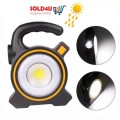 Long Range COB Work Light Lantern with additional Torch Rechargeable