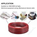 100 meters Speaker cable twin flex Red/Black