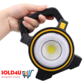 COB Work Light With USB Charging - Powerbank with Internal Lithium Battery Rechargeable