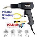 Plastic Welding Gun H50 Bumper Repair Kit Bodywork Fender Includes 200 Staples, Cutter, Knife & Case
