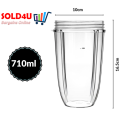 NutriBullet Replacement Tall Cup - TALL 710ml (Compatible with 600W/900W)