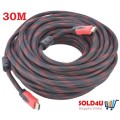 30m High-Speed HDMI Male to Male Cable Adapter - HDMI Cable 30 Meters