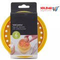 Egg Yolk Catcher Yolk Seperator with collecting base - Holds 6 Eggs