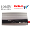 1000 Watts 12v DC to 220v AC Inverter  - 1000W Peak Power 12V Inverter