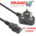 Power cables kettle for computers and other devices quality cables with RSA 3 point plugs