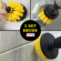 3 Set Brush - Power Scrubber Cleaning Kit For Car Bathroom Wood Foors