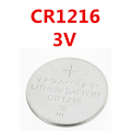 CR1216 3V Lithium Battery 5 piece Strip - 1216, DL1216, BR1216, ECR1216, 5034LC, LM1216