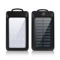 10000mAh Solar Power Bank Compass Dual USB Mobile Phone Fast Charger Battery + LED Light
