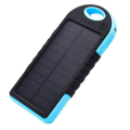 8000mAh Solar Power Bank Compass Dual USB Mobile Phone Fast Charger Battery + LED Light