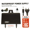 CCTV camera waterproof power supply 12V 2A 18W