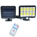 10 COB LED Bright White Solar Light With Solar Panel & Motion Sensor 10-Split