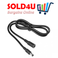 DC 3 Meter Extension Power Cable Male to Female 5.5mm / 2.1mm for CCTV, Router etc
