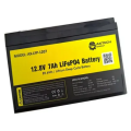 AxTech Energy 12V/7Ah Lithium Battery (LifePO4) - Gate Motors - Alarms, CCTV long life