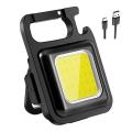 Keychain Small Pocket Light - Mini COB Flashlights Bright Rechargeable