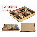 Shoe Box Organizer Closet/Under Bed Storage for 12 Pairs Of Shoes