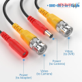 50m CCTV Camera Cable Power & Video Ready Plug and Play [BNC + DC]  50 Meters
