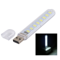 3W 8 LEDs 5730 SMD USB LED Book Light Portable Night Lamp, DC 5V (White Light) USB LAMP
