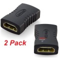 (Pack of 2) HDMI Extender 1080P 4K*2K 3D HDMI Female To Female Joiner Connector Coupler Adapter
