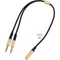 3.5 Aux Stereo Audio Cable 2x 3.5mm male to 3.5mm female (QY-W093)