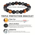 Triple Protection Bracelet For Luck Protection & Prosperity