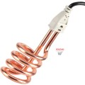 1500 Watts Copper Immersion Bucket Water Heater Electric Heating Element Portable 220V 1500W