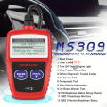 MS309 Car Fault Detector Code Reader OBD2 Scanner Diagnostic Tool Car Several Models (Red or Black)