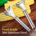2 PIECES - Corn Peeler S/Steel Corn Stripper Easy To Use Corn Kernel Remover Corn Stripper