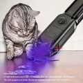 UV Flashlight UV395NM Rechargeable Bright Portable Ultraviolet Torch 3 Modes Zoomable