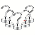 Strong Magnetic Hooks (SET OF 5 PCS) Neodymium Iron Boron Strong Magnet Hook