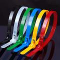 [100 Pack] Multi-Colour Cable Ties Reusable 150mm x 3.5mm Self-Locking Cable Zip Ties