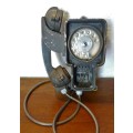 Vintage mine industrial telephone- very unique & rustic