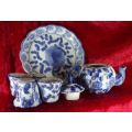 CHINESE SMALL PUMPKIN AND SUNFLOWERS  TEA SET  - from SUEZYT
