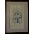 C WHITEHEAD 4 FRAMED PRINTS OF CAPE TOWN -  from SUEZYT