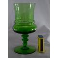 LARGE GREEN WINE GLASS - from SUEZYT