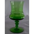 LARGE GREEN WINE GLASS - from SUEZYT