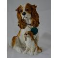 R E D U C E D  =  CAVALIER KING CHARLES SPANIEL WITH PUPPY - BROWN AND WHITE - from SUEZYT