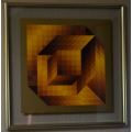 VICTOR VASARELY - FRAMED PRINT (3 OF 8)- from SUEZYT