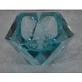 MURANO FACETED GEODE BOWL GLASS ART - 1960's - from SUEZYT