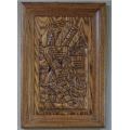 CARVED WOOD PANEL (2/3) - from SUEZYT