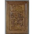 CARVED WOOD PANEL (3/3) - from SUEZYT