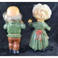 HEISSNER MR & MRS GNOMES - VINTAGE FROM WEST GERMANY - from SUEZYT