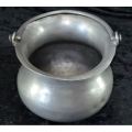 OLD PEWTER CONTAINER WITH HANDLE - from SUEZYT