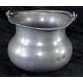 OLD PEWTER CONTAINER WITH HANDLE - from SUEZYT