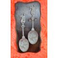 WWI HOLLAND BATTLE OF TEXEL PEWTER SPOONS - from SUEZYT