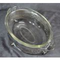 SILVER PLATED SERVER WITH GLASS DISH  (2)- from SUEZYT